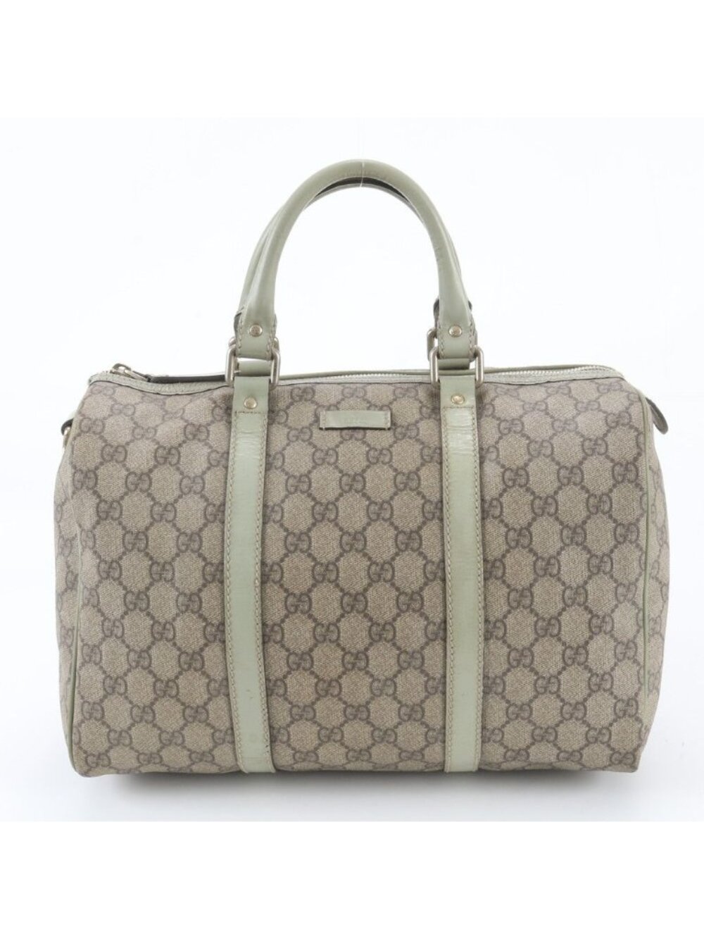 Gucci GG Supreme Mini Boston Leather Handbag Tote